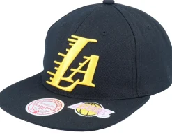 Los Angeles Lakers Dead Remix Deadstock Black Snapback - Mitchell & Ness