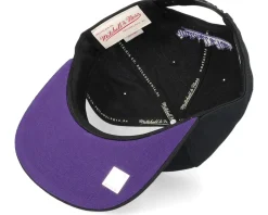 Los Angeles Lakers Embroidery Glitch Black Snapback - Mitchell & Ness