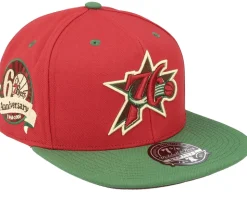 Los Angeles Lakers Nightmare Fitted Red/Green Fitted - Mitchell & Ness