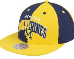 Los Angeles Lakers Pinwheel Of Fortune Yellow/Purple Snapback - Mitchell & Ness