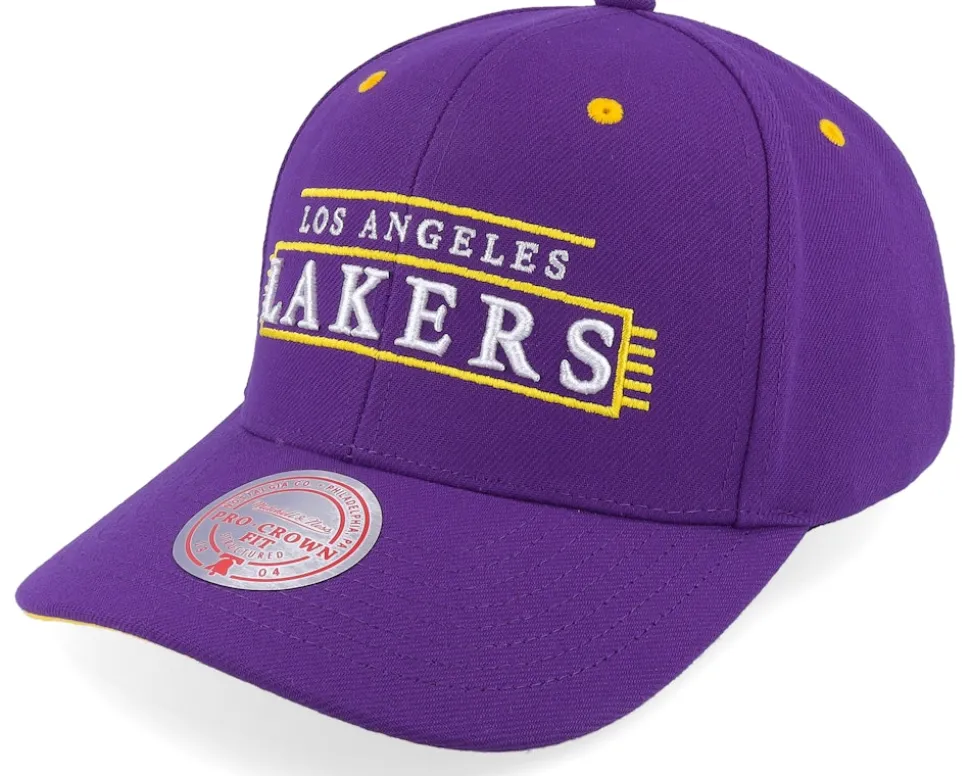 Los Angeles Lakers Team Lofi Pro Purple Adjustable - Mitchell & Ness