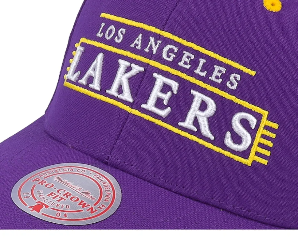 Los Angeles Lakers Team Lofi Pro Purple Adjustable - Mitchell & Ness