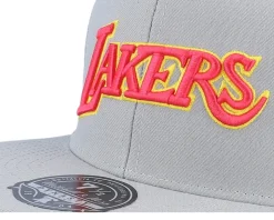 Los Angeles Lakers Til Dawn Grey Fitted - Mitchell & Ness