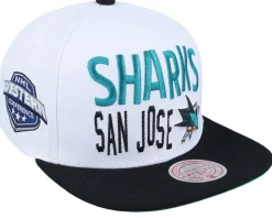 Los Angeles Lakers Toss Up White/Purple Snapback - Mitchell & Ness