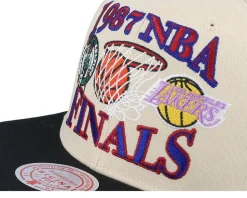 Los Angeles Lakers Vs. Boston Celtics Finals Remix Hwc Off White/Black Snapback - Mitchell & Ness