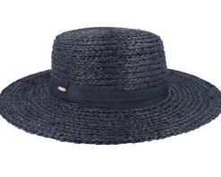 Lottey Hat Black Straw Hat - Barts