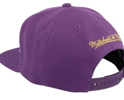 Louisiana State Tigers Core Side Purple Snapback - Mitchell & Ness