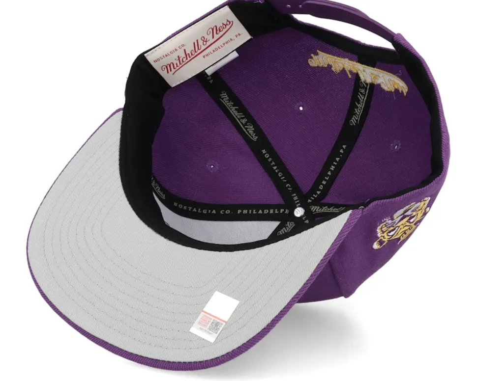 Louisiana State Tigers Core Side Purple Snapback - Mitchell & Ness