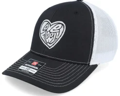 Love Freely Logo 112 Split Black/White Trucker - Fair