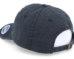 Lovely Smiley Ripped Black Dad Cap - Abducted