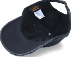 Lovely Smiley Ripped Black Dad Cap - Abducted