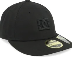 Low Profile Black/Black Fitted - DC