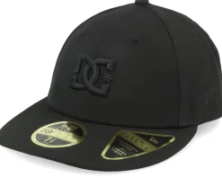 Low Profile Black/Black Fitted - DC