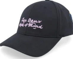 Luca Baseball Cap Black Adjustable - Les Deux