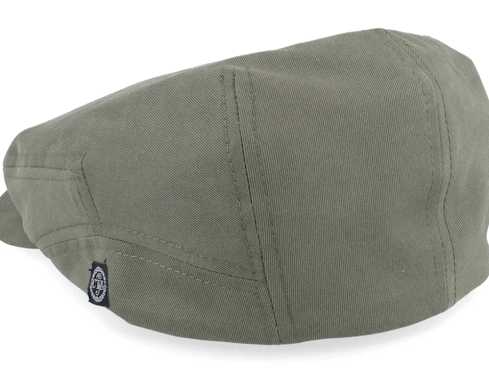 Lucas Cotton Twill Green Flat Cap - CTH Ericson
