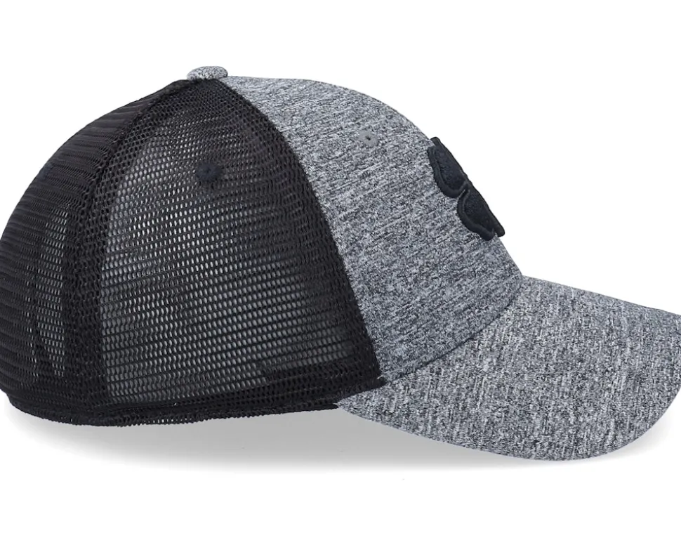 Lucky Heather Grey/black Mesh/black Trucker - Black Clover
