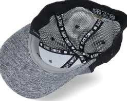 Lucky Heather Grey/black Mesh/black Trucker - Black Clover