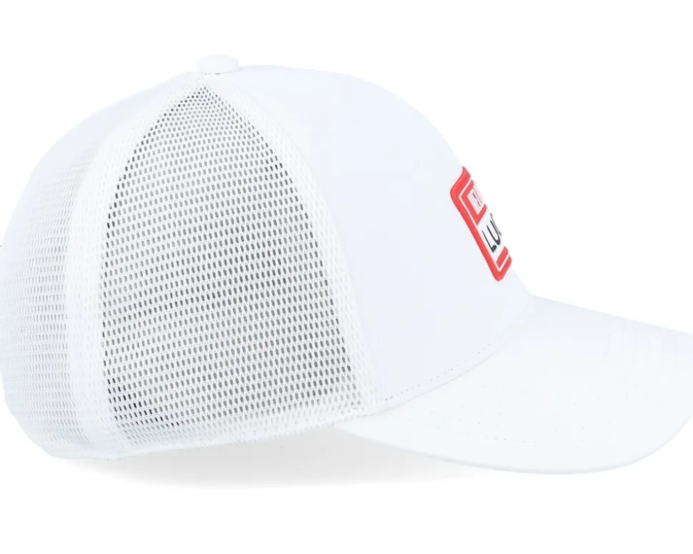 Lucky Tag White/White Mesh W Patch Trucker - Black Clover
