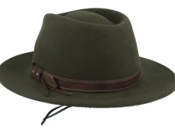 Luke 32 Wp Crushable Loden Fedora - MJM Hats
