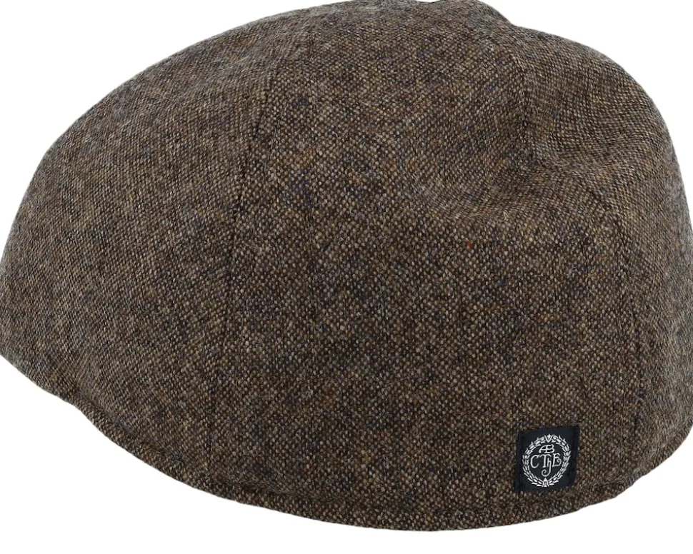 Luke Moon Lambswool Vintage Brown Flat Cap - CTH Ericson