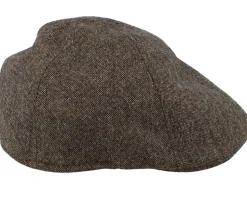 Luke Moon Lambswool Vintage Brown Flat Cap - CTH Ericson