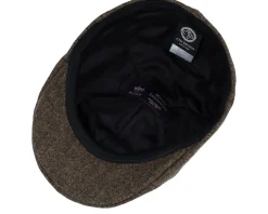 Luke Moon Lambswool Vintage Brown Flat Cap - CTH Ericson
