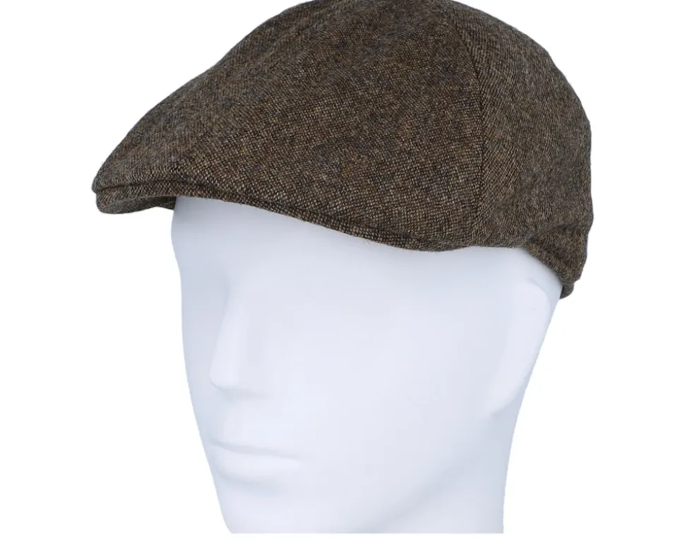 Luke Moon Lambswool Vintage Brown Flat Cap - CTH Ericson