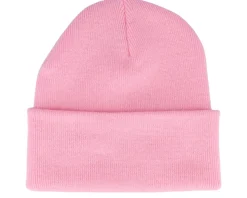 Lunch Atop A Skyscraper Beanie Classic Pink Cuff - Public Domain