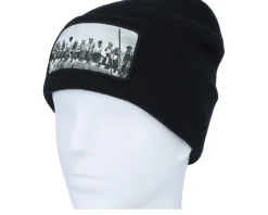 Lunch Atop A Skyscraper Beanie Black Cuff - Public Domain