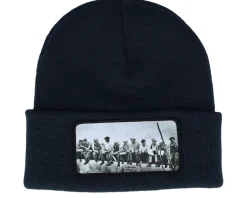 Lunch Atop A Skyscraper Beanie Black Cuff - Public Domain