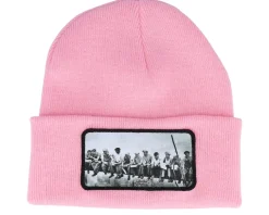 Lunch Atop A Skyscraper Beanie Heather Grey Cuff - Public Domain