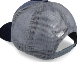 Lunch Atop A Skyscraper Grey/Grey Velvet Trucker - Public Domain