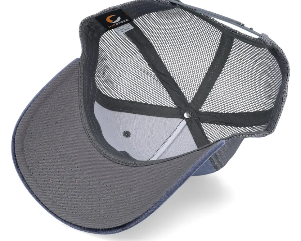 Lunch Atop A Skyscraper Grey/Grey Velvet Trucker - Public Domain