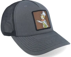 Mad Hatter Charcoal/Black Trucker - Public Domain