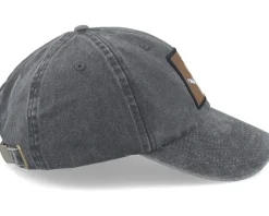 Mad Hatter Washed Black Dad Cap - Public Domain