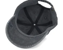 Mad Hatter Washed Black Dad Cap - Public Domain