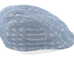 Maddy 100 % Cotton 1 Blue Flat Cap - MJM Hats