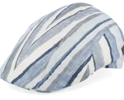 Maddy 41 Linen Blue Stripe - MJM Hats