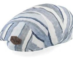 Maddy 41 Linen Blue Stripe - MJM Hats