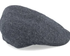 Maddy 32 Organic Wool/Cashmere Anthracite Flat Cap - MJM Hats