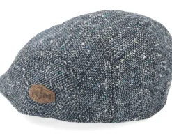 Maddy Virgin Wool Blue Flat Cap - MJM Hats