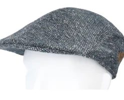 Maddy Virgin Wool Blue Flat Cap - MJM Hats