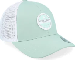 Magnitude Mint W White Mesh W Patch Trucker - Black Clover