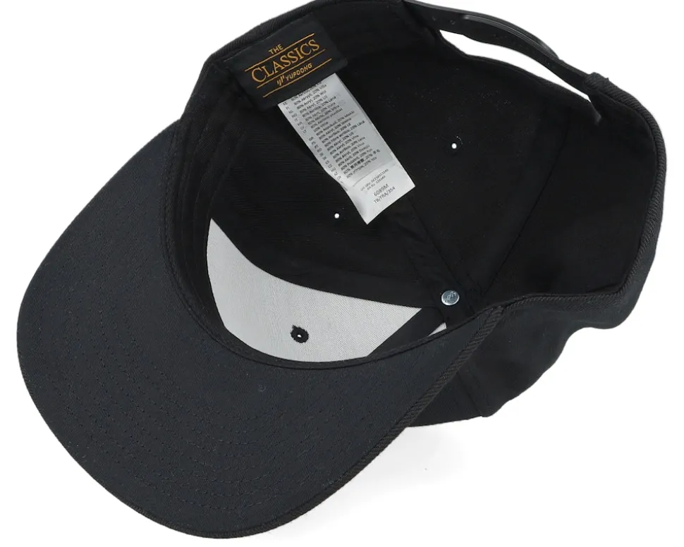 Maltese Cross Skull Brown Patch Black Snapback - Born To Ride