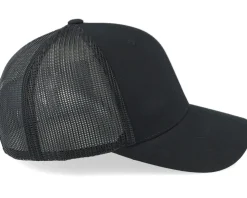 Maltese Cross Skull Brown Patch Black Trucker - Born To Ride