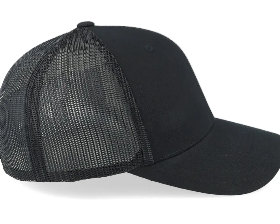 Maltese Cross Skull Brown Patch Black Trucker - Born To Ride