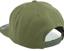 Maltese Cross Skull Grey Patch Buck Snapback - Born To Ride