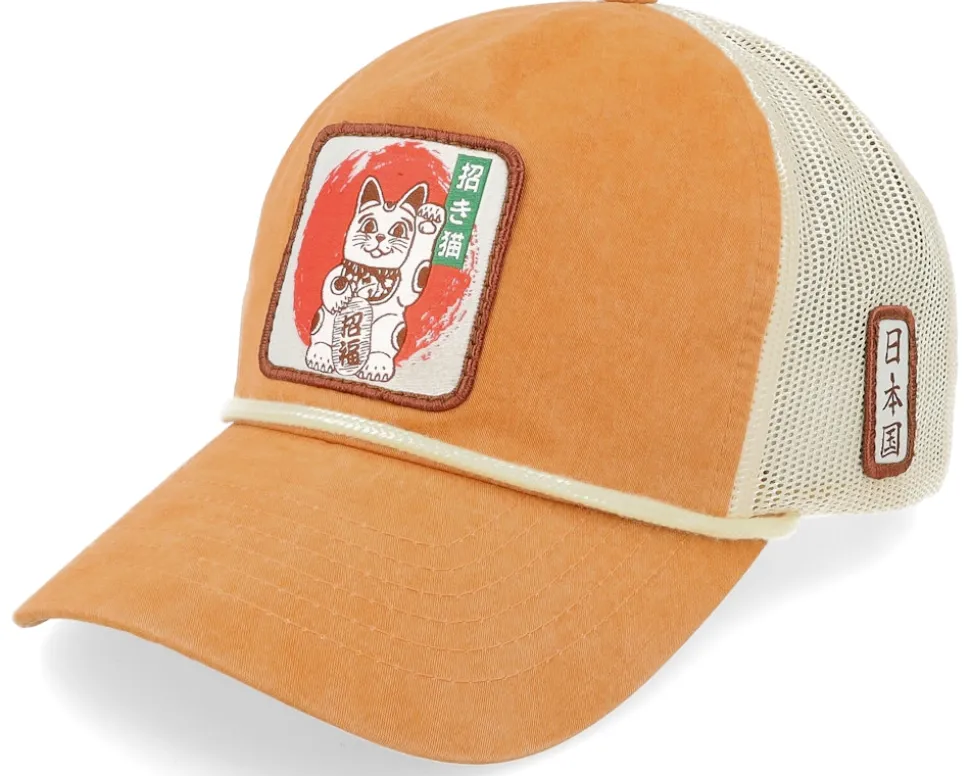 Maneki-neko 939 Bachelor Toast/Sand/Cream Trucker - Yapan