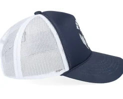 Marina Mesh Silo Cap Black Iris/White A-Frame Trucker - Herschel