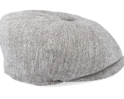 Marl Tweed Newsboy Brown Flat Cap - Jaxon & James